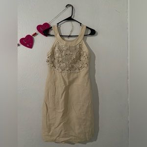 Beige Dress from Anthropologie